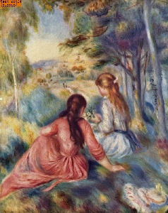 Auf der Wiese nach Renoir